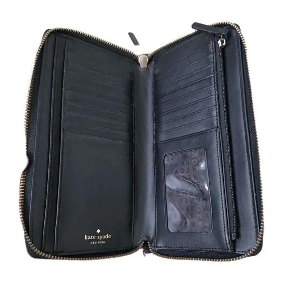 Kate Spade Staci Large Carryall Wristlet Wallet in Black - Picture 7 of 10